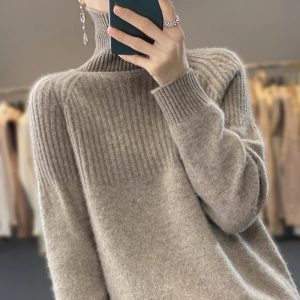 Aria Ribbed Turtleneck - Image 3