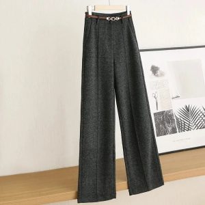 Aveline Wool Straight-Leg Trousers - Image 4