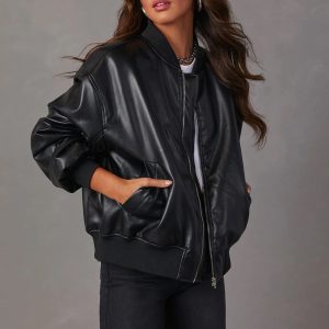Liv Leather Jacket - Image 3