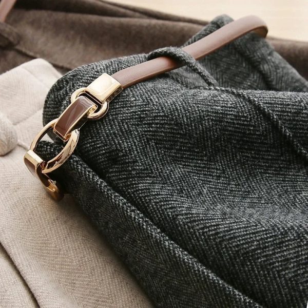 Aveline Wool Straight-Leg Trousers