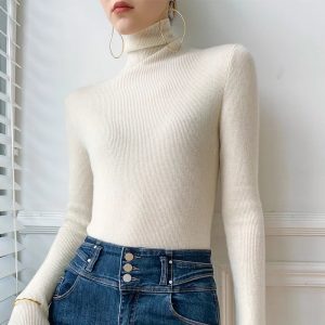 Camille Cashmere Turtleneck - Image 4