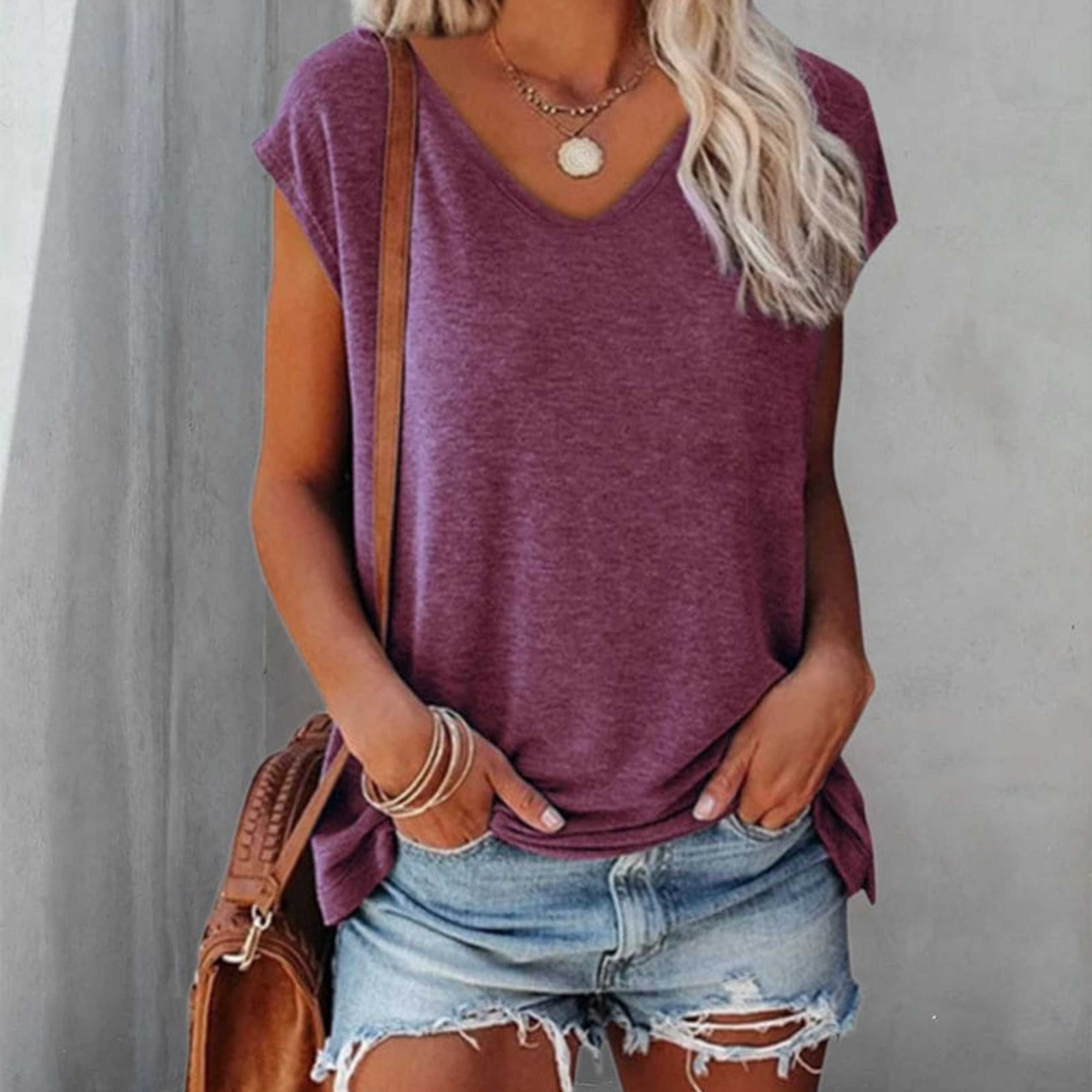 Delina Cotton Tee - Image 1