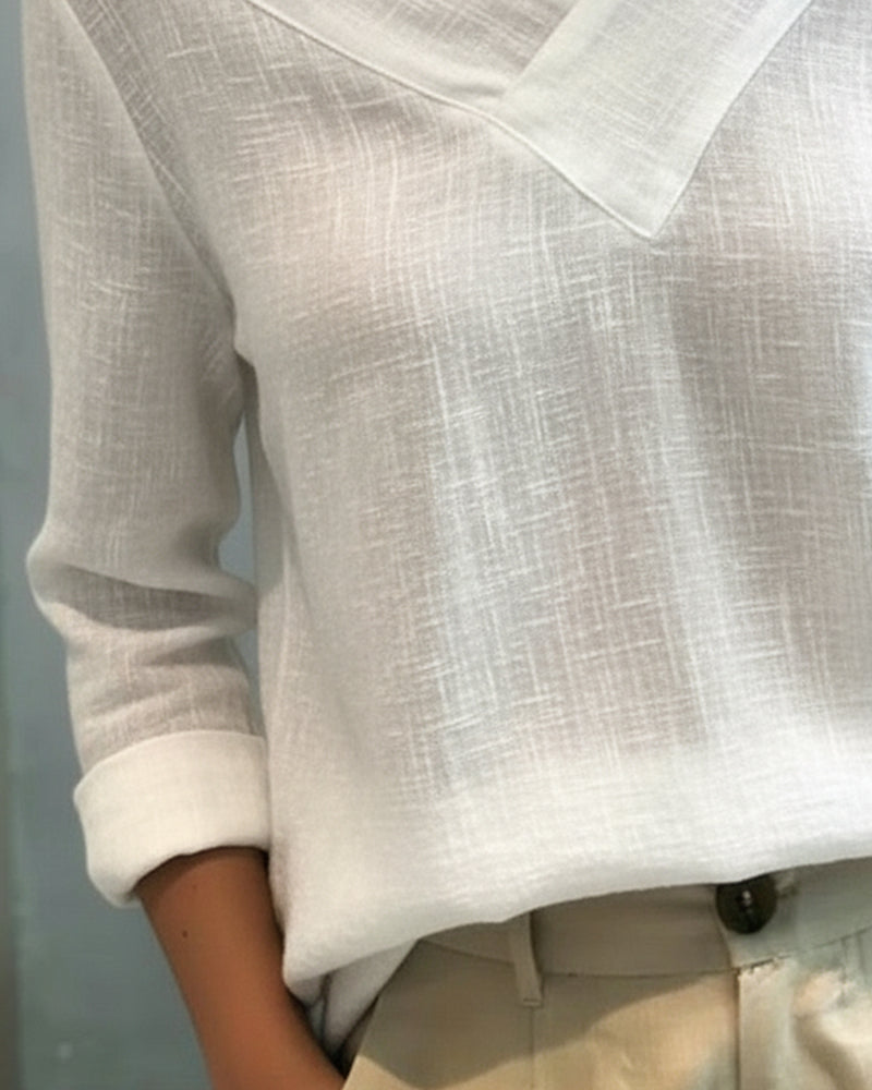 Avielle | Asymmetric Elegance Blouse - Image 2