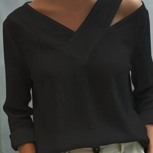 Avielle | Asymmetric Elegance Blouse - Image 4