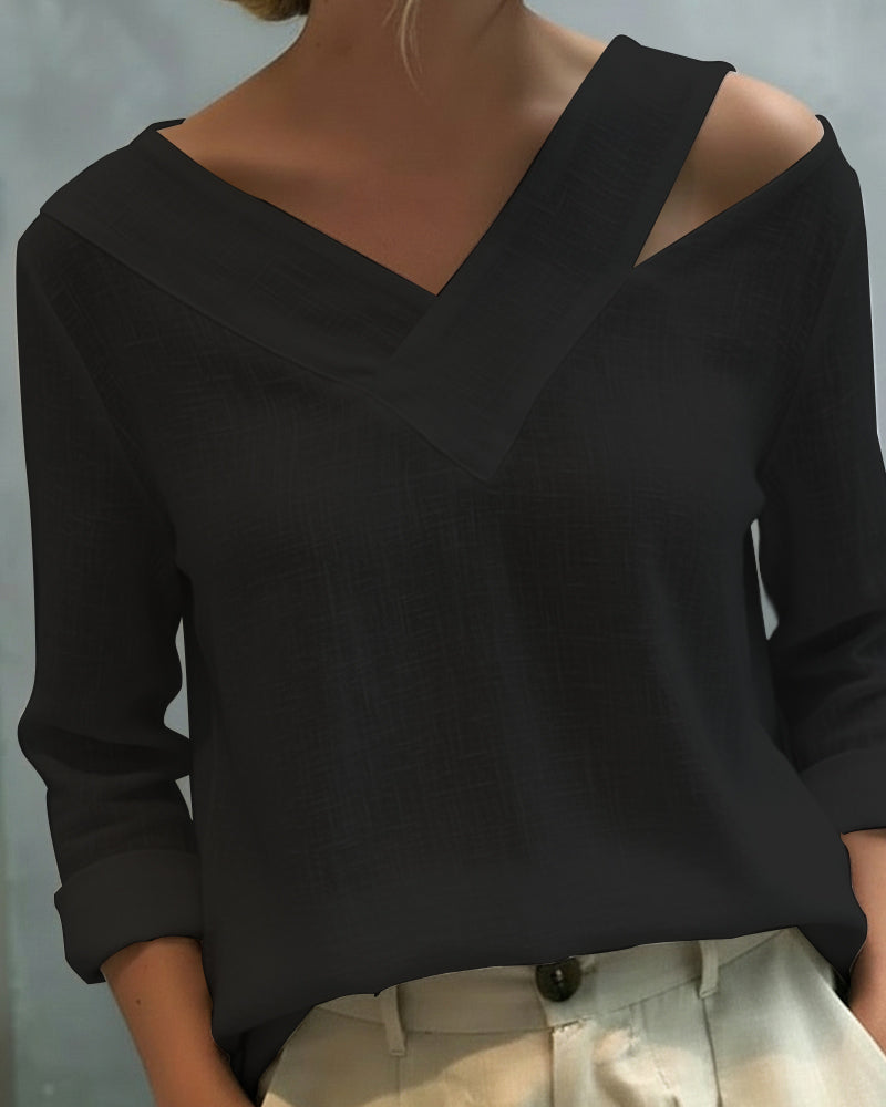 Avielle | Asymmetric Elegance Blouse - Image 4