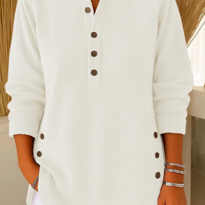 Willow | Comfortable Ribbed Women's Top - Image 4