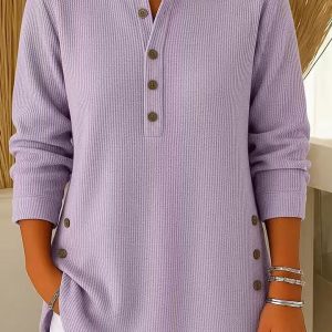 Willow | Comfortable Ribbed Women's Top - Image 8