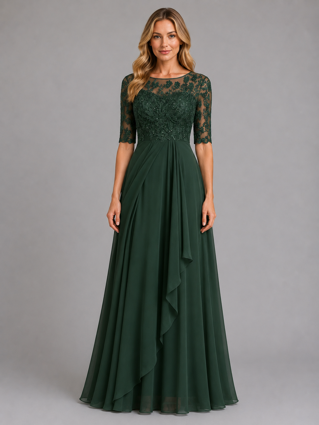 Genevieve Lace Midi Dress - Image 6