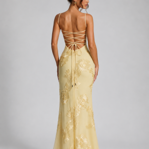 Women's Floral Corset Maxi Dress ?C Sculpted Elegant Silhouette - Image 2