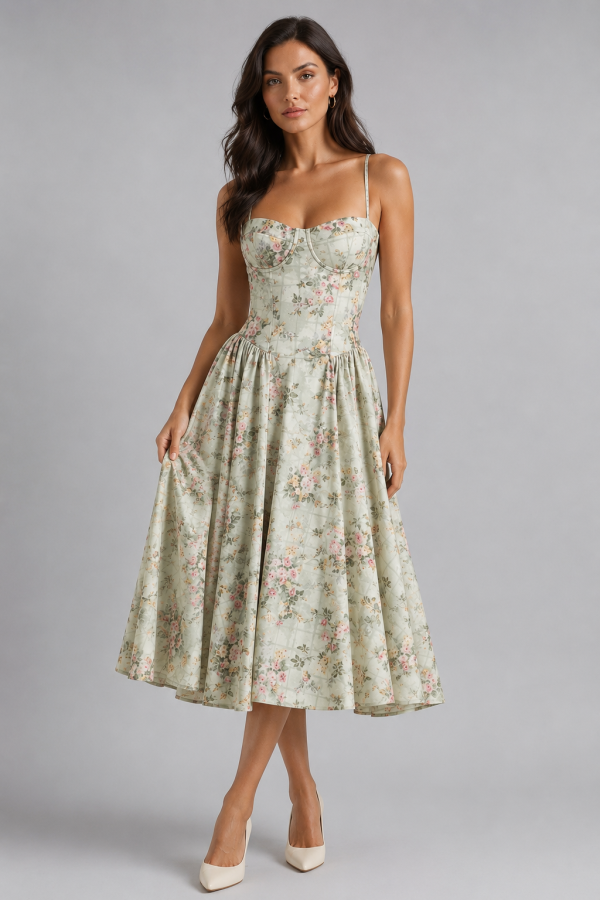Meredith Drop Waist Dress