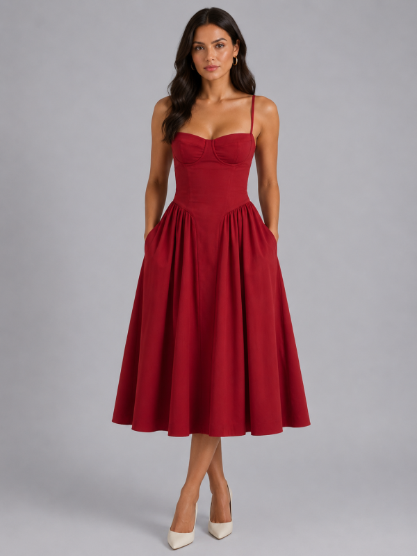 Meredith Drop Waist Dress