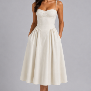 Meredith Drop Waist Dress - Image 7