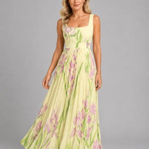Women's Floral Maxi Dress ?C Flattering A-Line Fit - Image 5