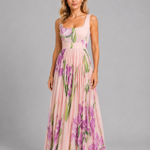 Women's Floral Maxi Dress ?C Flattering A-Line Fit - Image 7