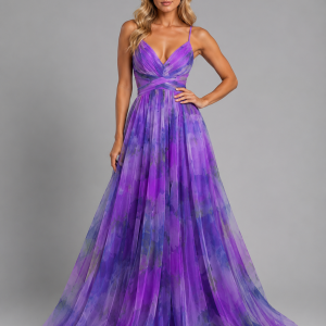 Women's Floral V-Neck Maxi Dress ?C Flowing Silhouette - Image 5
