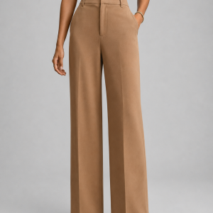 Women's High Waisted Wide Leg Trousers ?C Tailored Everyday Style
