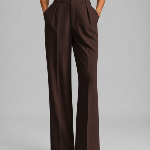 Women's High Waisted Wide Leg Trousers ?C Tailored Everyday Style - Image 10