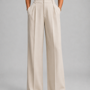 Women's High Waisted Wide Leg Trousers ?C Tailored Everyday Style - Image 6