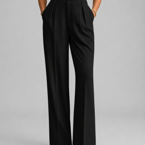 Women's High Waisted Wide Leg Trousers ?C Tailored Everyday Style - Image 9