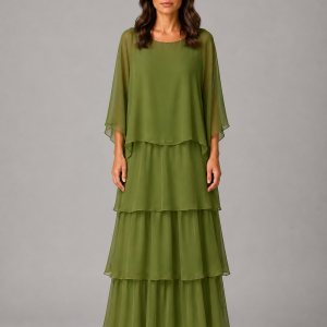 Paloma Tiered Chiffon Maxi Dress
