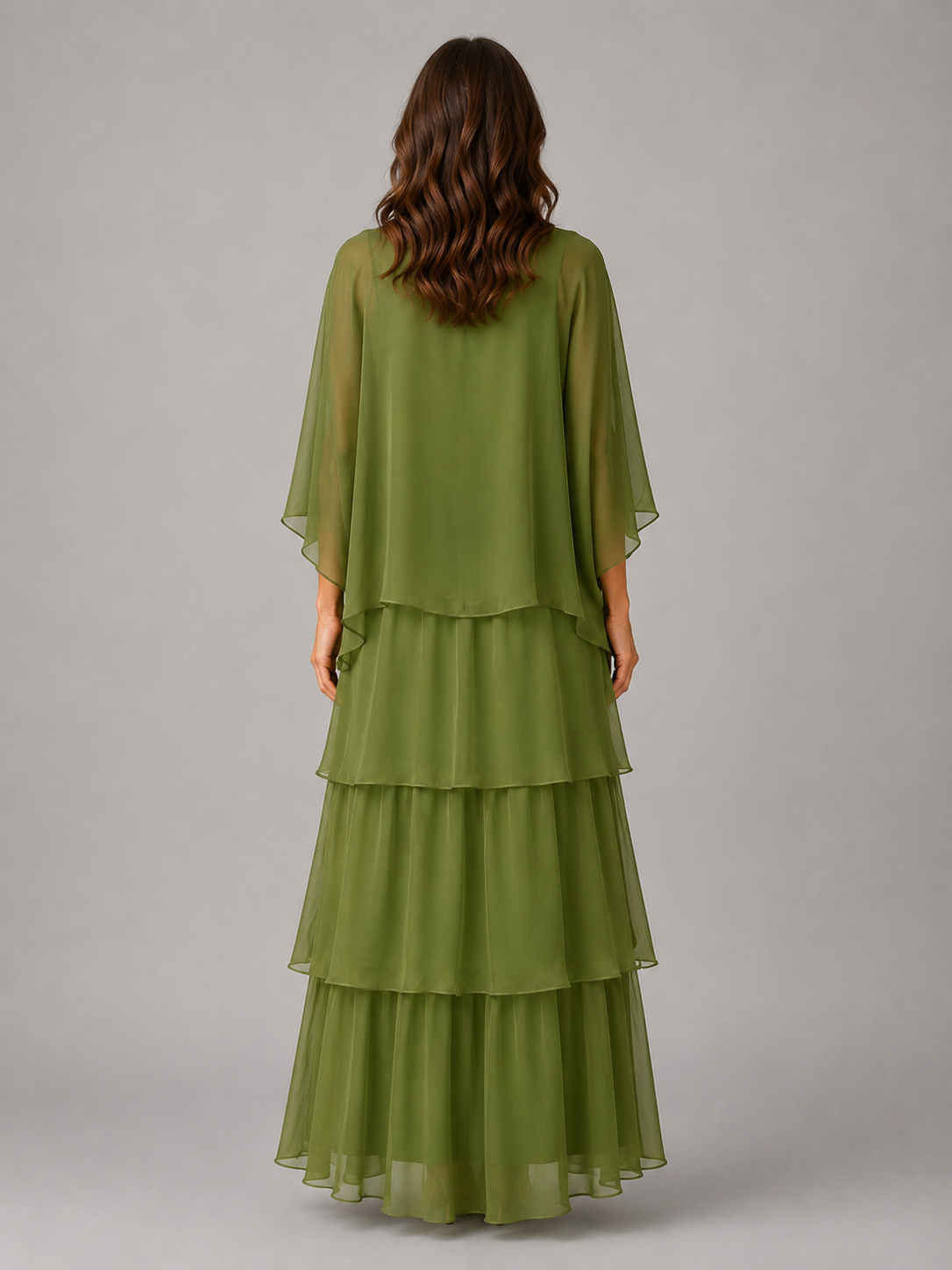 Paloma Tiered Chiffon Maxi Dress - Image 2