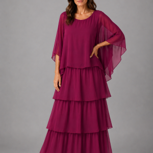 Paloma Tiered Chiffon Maxi Dress - Image 7