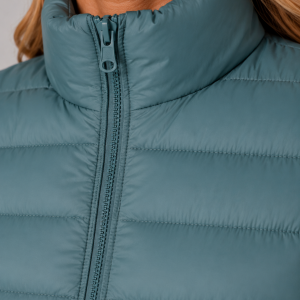 Women's Lightweight Puffer Summer Jacket ?C Slim Fit Zip-Up Coat - Image 4