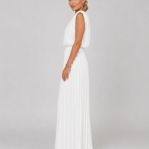 Women's Pleated Wide Leg Trouser Set ?C Elegant Relaxed Style - Image 2