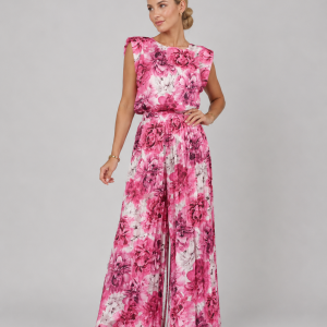 Women's Pleated Wide Leg Trouser Set ?C Elegant Relaxed Style - Image 5