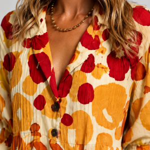 Noelle Printed Maxi Dress - Image 3