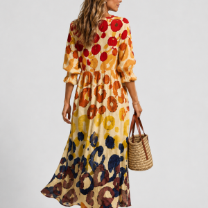 Noelle Printed Maxi Dress - Image 2