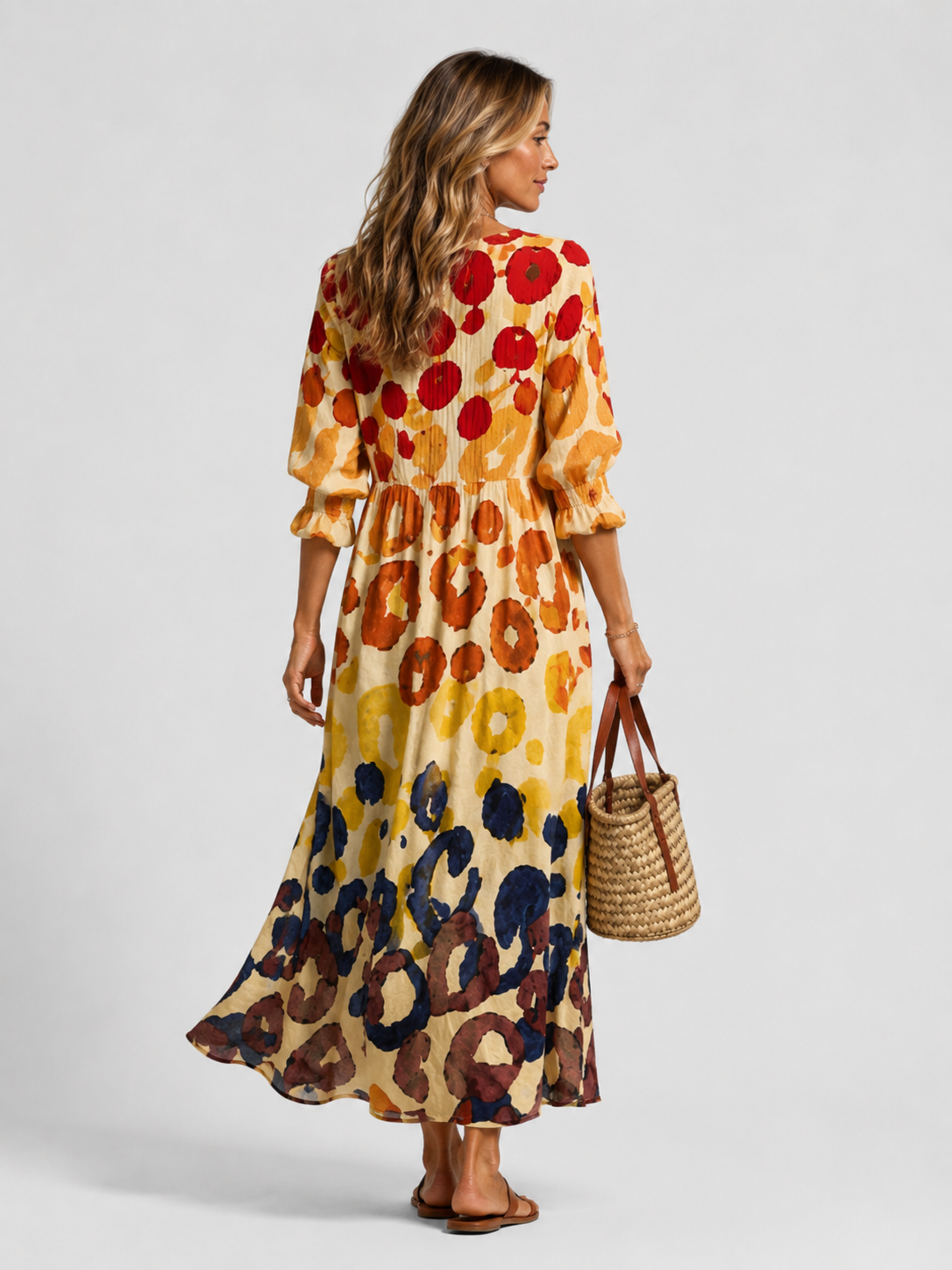 Noelle Printed Maxi Dress - Image 2