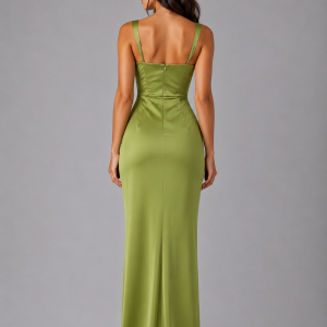 Freya Satin Maxi Dress - Image 2
