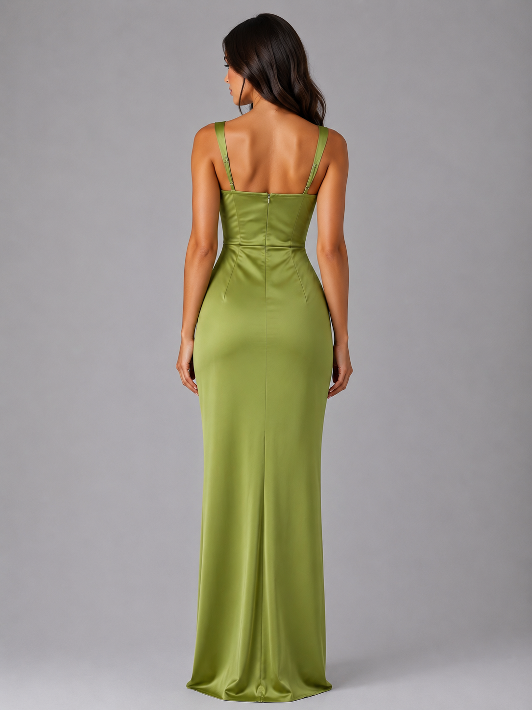 Freya Satin Maxi Dress - Image 2