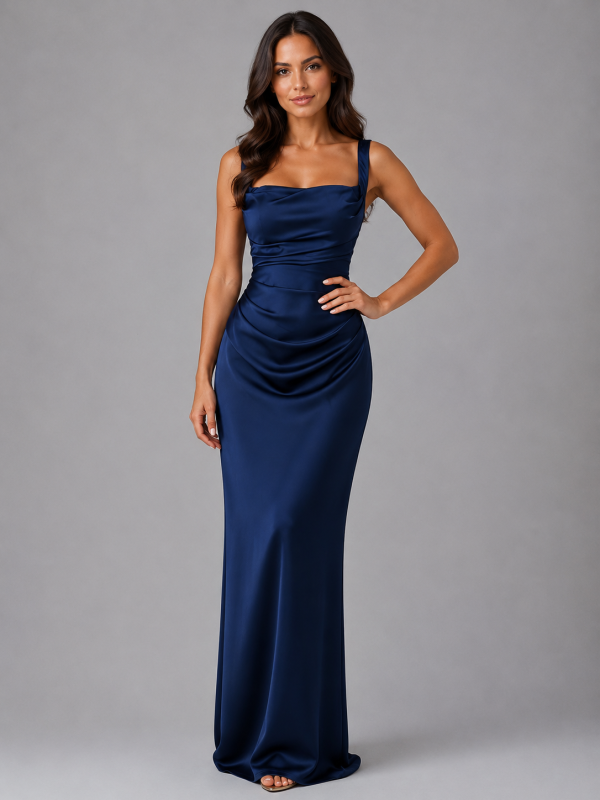 Freya Satin Maxi Dress