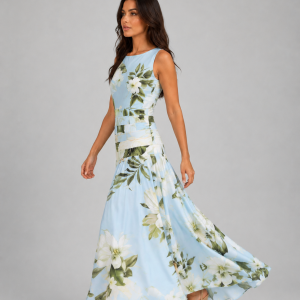 Evelina Floral Maxi Dress - Image 3