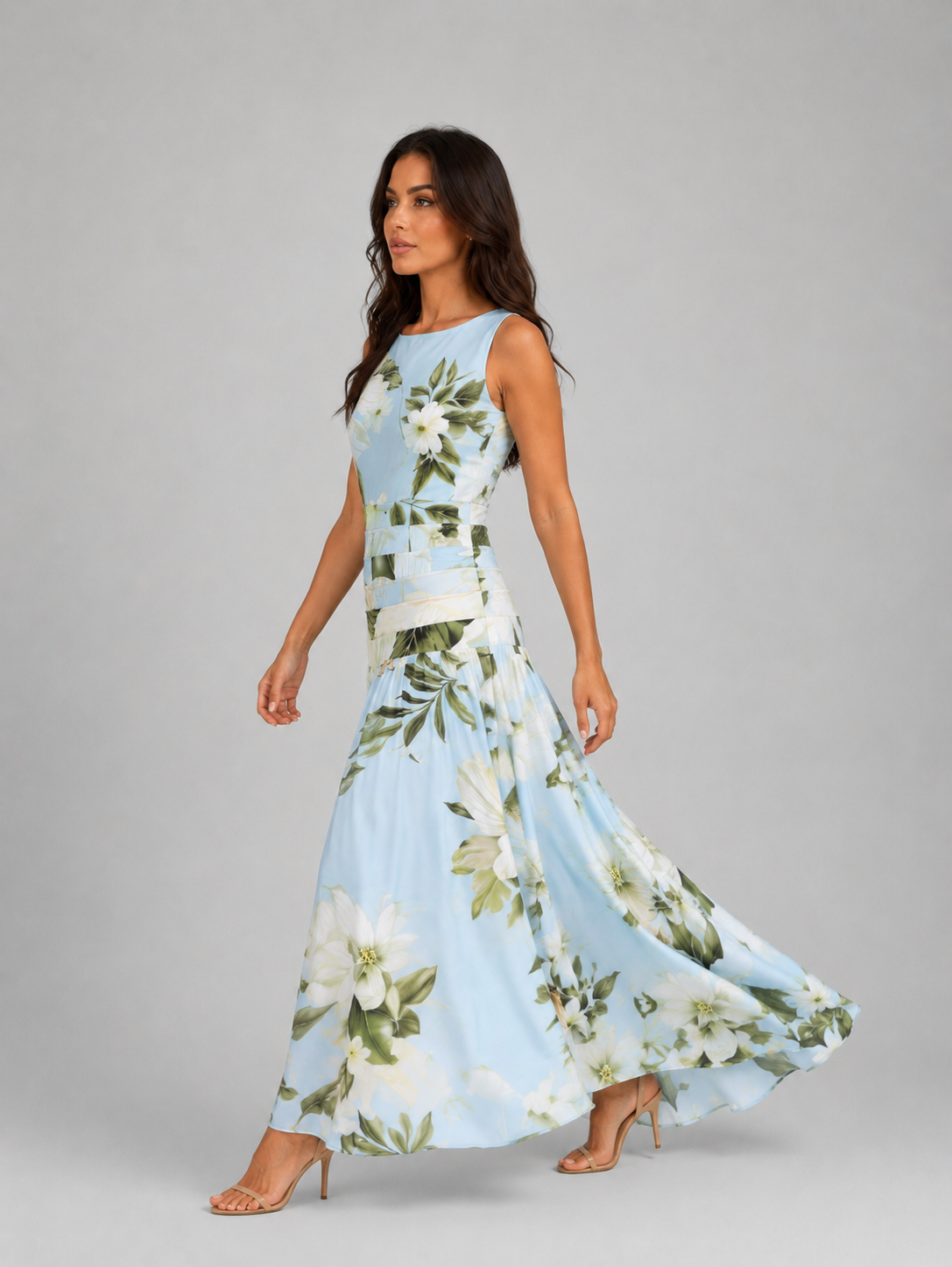 Evelina Floral Maxi Dress - Image 3