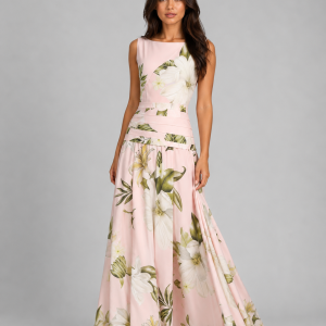 Evelina Floral Maxi Dress - Image 4