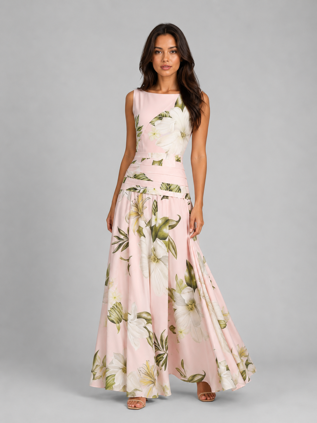 Evelina Floral Maxi Dress - Image 4