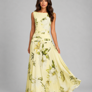 Evelina Floral Maxi Dress - Image 5