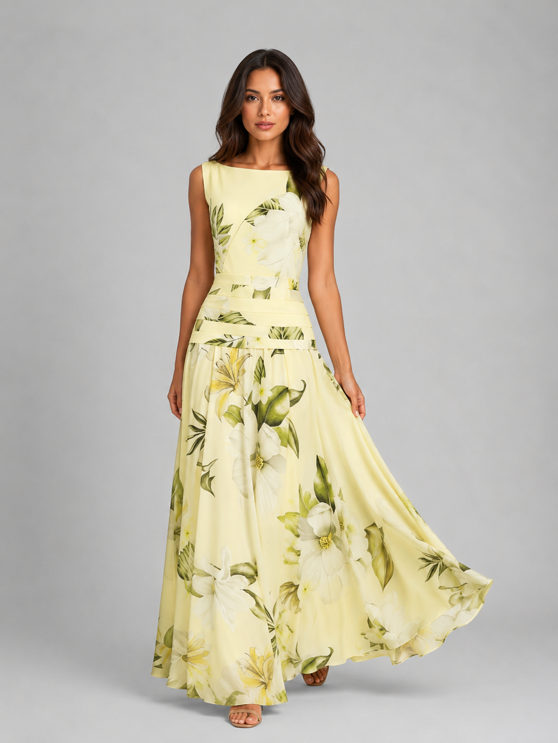 Evelina Floral Maxi Dress - Image 5
