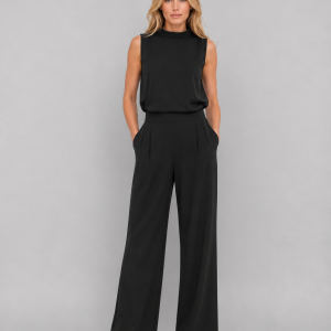 Women's Sleeveless Wide Leg Co-Ord Set ?C Casual Two-Piece Outfit - Image 6