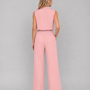 Women's Sleeveless Wide Leg Co-Ord Set ?C Casual Two-Piece Outfit - Image 2
