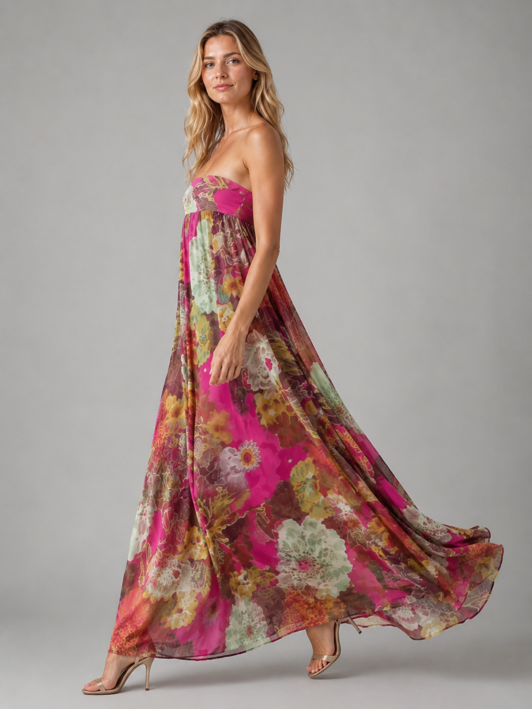 Agnes Strapless Dress - Image 4
