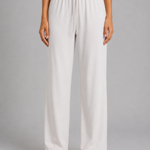 Women's Relaxed Drawstring Trousers ?C Wide Leg Casual Fit - Image 6