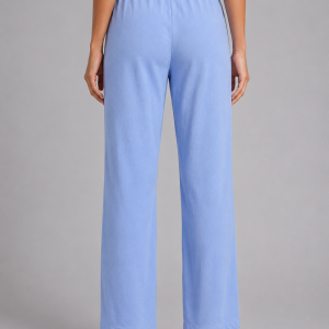 Women's Relaxed Drawstring Trousers ?C Wide Leg Casual Fit - Image 2