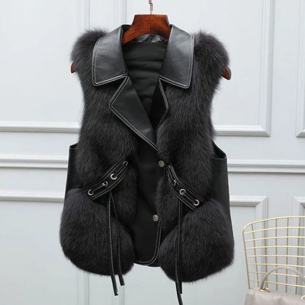 Lumi??re Faux Fur Gilet