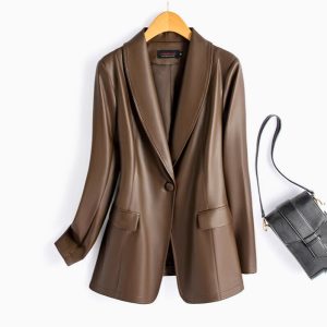 Riviera Leather Blazer - Image 2