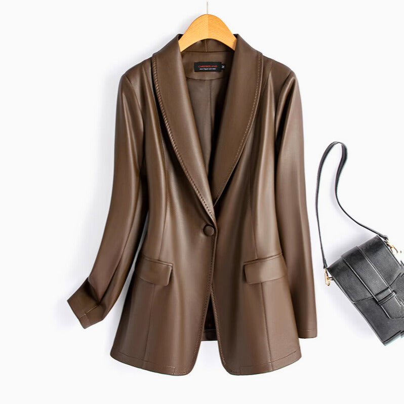 Riviera Leather Blazer - Image 2