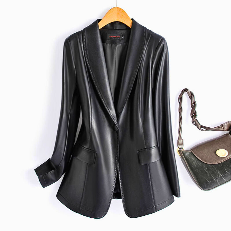 Riviera Leather Blazer - Image 3